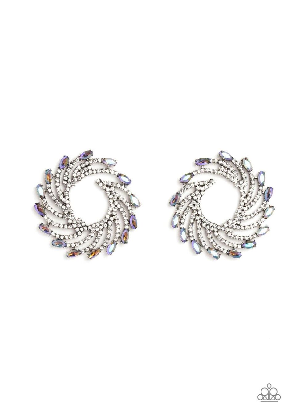 Firework Fanfare - Iridescent Earrings